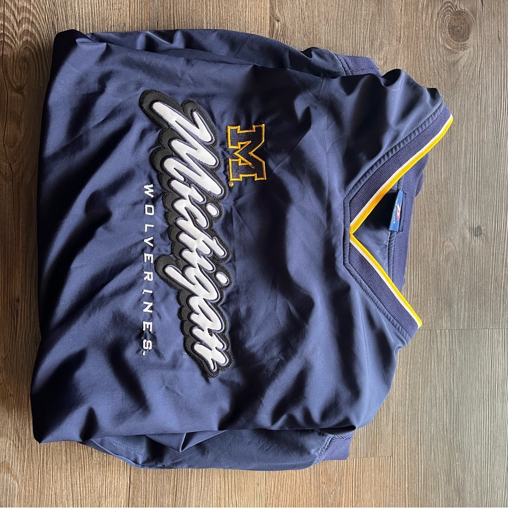 Vintage Michigan Wolverines Navy Pullover